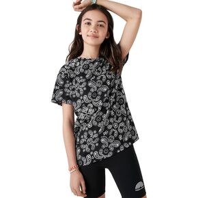 Happy Nation Girls Relaxed Cotton Short Sleeve T Shirt