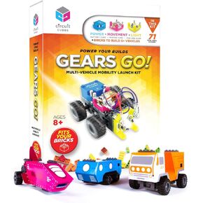Gears GO! Multi-Vehicle Mobility Launch Kit - Engineering STEM Kit for Children and Adults