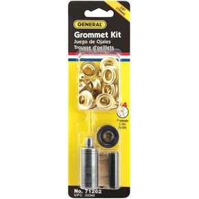 General 71262 3/8" Brass Grommet Kit 12 Count