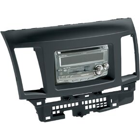 Scosche MI3019B Compatible with 2007-17 Mitsubishi Lancer ISO Double DIN & DIN+Pocket Dash Kit