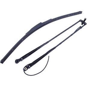 FridayParts Wiper Arm Blade Kit 47778552 47405956 Compatible for CASE Compact Track & Skid Steer Loader SR130 SR150 SR160 SR175 SR200 SR210 SR220 SR240 SR250 SR270 TR270 TR310 TR320