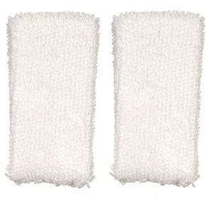 Dollhouse Miniature Set of 2 White Towels
