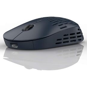 Type C Wireless Mouse, Dual Mode Rechargeable Silent Bluetooth Mice with 2.4G Type C Receiver for Laptop, iMac, Chromebook,MacBook pro/air and All Type-C Device (Blue)