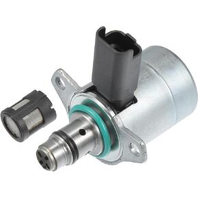 ACROPIX Fuel Pressure Regulator Valve Black Silver Tone Fit for FORD TRANSIT CUSTOM 2011 - Pack of 1