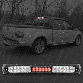 مجموعات مصابيح إيقاف ثالثة عالية التركيب، متوافقة مع Ford 1997-2004 F150 / 2004 Heritage Third Center Cargo Reverse Rear LED Brake Light Bar الضوء الخلفي (دخان)