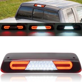 NJSBYL F150 LED 3rd Brake Light for 2009 2010 2011 2012 2013 2014 Ford F150 SVT Raptor Red Lens Third High Mount Stop Brake Lamps White LED Rear Cab Center Roof Cargo Lights with Seal Foam Gaskets