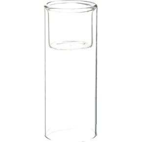 WGV Tea Light Holder Bulk, Width 2.3", Height 7", Clear Raised Cylinder Glass Votive Candle Holder, Ideal for Home Office Event Wedding Centerpieces Decor, 6 Pieces