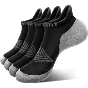 BULLIANT Women's Athletic Socks 4Pairs-Premium Polyester Blend,Arch Support,Anti-Slip Design,Breathable