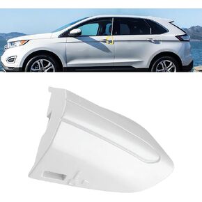 Front Exterior Driver Door Handle Lock Bezel Cover Cap DS7Z-54218A15-DC Compatible with Ford Fusion 2013-2020,Edge 2015-2021 Left Side Key Hole Trim Replacement Pearl White