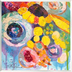 Stupell Industries Abstract Bold Flower Painting Wall Plaque Art by Elizabeth St. Hilaire