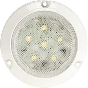 Truck-Lite 44439C Super 44 Series Clear 6 Diode Surface Mounted LED Interior Dome Lamp