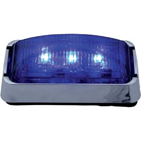 GG Grand General 87647 Small Rect. White/Clear 3-LED Utility Sealed Light