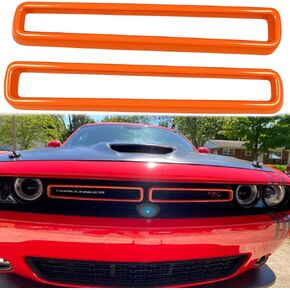 ملحقات خارجية لشبكة الشواية الأمامية تناسب دودج تشالنجر 2015-2024، قطعتين (أزرق) in Kuwait