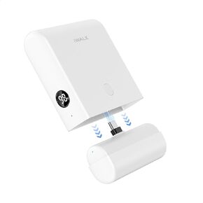 iWALK Small Portable Charger 13500mAh, USB-C Power Bank with Charging Case Type C in & Out Port Battery Pack for iPhone 15 15 Plus 15 Pro 15 Pro Max iPad Airpods Samsung S24 S23 Google Pixel, Black