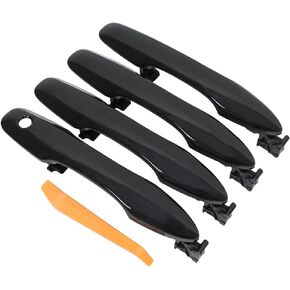 MOTOKU Front and Rear Exterior Door Handle Black for Toyota Camry 2018-2022 Corolla 2020-2022 Avalon 2019-2022