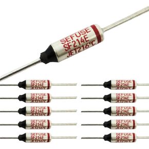 SF214E SEFUSE 10A 250V الصمامات الحرارية 216 درجة مئوية قطع حراري حزمة من 10 قطع الدائرة قطع الصمامات الحرارية in Kuwait