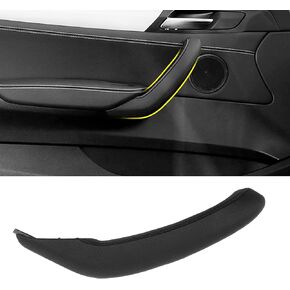 Jaronx Compatible with BMW X3/X4 Door Handle Outer Cover, Left Side Passenger Door Handle Outer Leather Door Handle Outer Cover Replacement Compatible with BMW X3 F25 2010-2016, X4 F26 2014-2017
