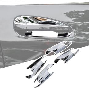 Chrome Door Handle Inserts Cup trim Fit For Mercedes-Benz C W204 GLK X204 ML GL GLS GLE Class W166 X166 2013 2014 2015 2016 2017 2018