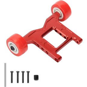 RCAWD Aluminum Alloy Wheelie Bar Set for Arrma Big Rock Arrma Granite Arrma Typhon Arrma Outcast Arrma Kraton1-10 Arrma 3s 4s Blx&Mega550 (Red)
