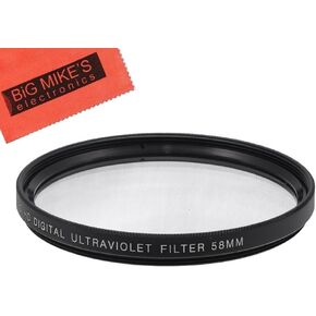 58mm UV Filter for Nikon 55-300mm f/4.5-5.6G ED VR AF-S DX Nikkor