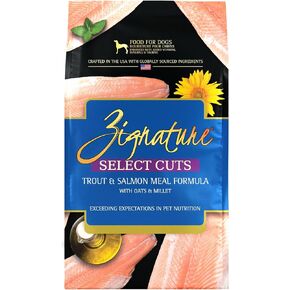Zignature Select Cuts Trout & Salmon Formula Dry Dog Food 4lb