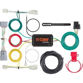 CURT 56353 Vehicle-Side Custom 4-Pin Trailer Wiring Harness, Fits Select Toyota Prius Black
