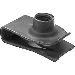 1/4" -20 Screw Size, 17/32" Center Of Hole To Edge, Extruded U Nut (50pkg)