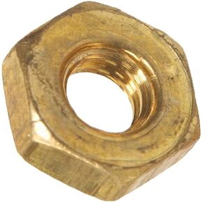 Hillman 1111 Brass Hex Nut 1/4-20 in. 36-Pack