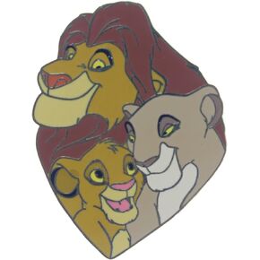 Disney The Lion King Family - Mufasa, Sarabi and Simba Pin
