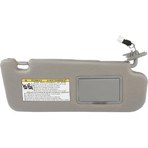 SCITOO Gray Right Passenger Side Auto Sun Visor Assembly fit for 2006-2008 for Hyundai Sonata with Sunroof