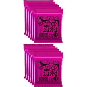 Ernie Ball 2223 Super Slinky 9-42 (12 Pack Bundle)