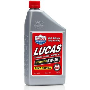 Lucas Oil 10049 Full Synthetic SAE 5W-30 Motor Oil - 1 Quart (Pack of 6)