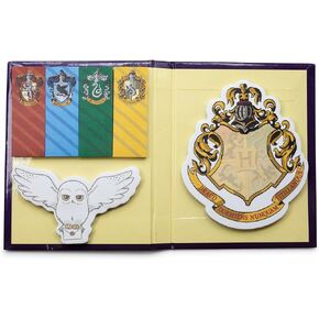 Harry Potter Hogwarts Sticky Note and Sticky Tab Box Set | Work Memo Notepad Stationery Paper, Home School Supplies For College Business | Wizarding World Gifts and Collectibles