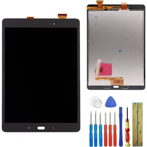 Replacement LCD Compatible with Galaxy Tab A 9.7" P550 SM-P555M SM-P550N Display Assembly Touch Screen (Black) + Tools(not Work for SM-T550)