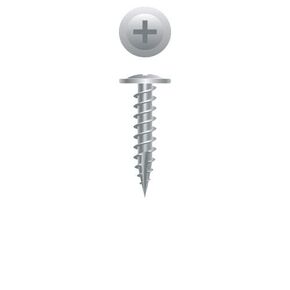 Stainless Steel Lath Screws, 8 x 1-1/4, Sharp Point Modified Truss Head Phillips Drive (Quantity: 100) Type 17 Cutting Point 305 (18-8) Stainless Steel, Length: 1-1/4 (1.25) in.
