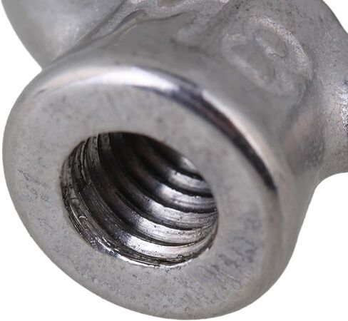 CNBTR Japanese Style Silver M8 304 Stainless Steel Ring Shape Lifting Eye Nut Set of 5 in Kuwait