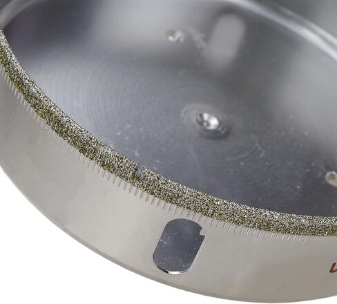 Glass Hole Saw Drill Bit Diamond Coated Faucet Drilling Tool for Ceramic Tile Marble - 5.9-inch/150mm Cutting Dia in Saudi Arabia