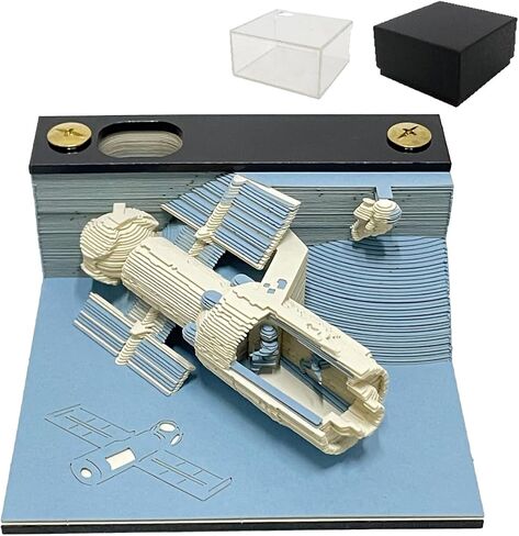3D Creative Time Piece Calendar 2024 Desk Calendar,I LOVE YOU Tear-Away Notepad,Paper Carving Art Craft Gift for Valentine's Day and Christmas in Saudi Arabia