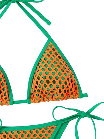 SOLY HUX Women's Halter Bikini Sets Triangle Tie Side Bathing Suits Two Piece Swimsuit in Saudi Arabia