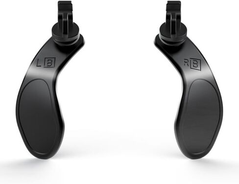 مجاذيف خلفية معدنية من Hzxkqmil لوحدة تحكم PS5 Edge، 4 قطع من ملحقات أزرار الزناد المعدنية لوحدة تحكم PS5 Edge (أزرق) in Kuwait