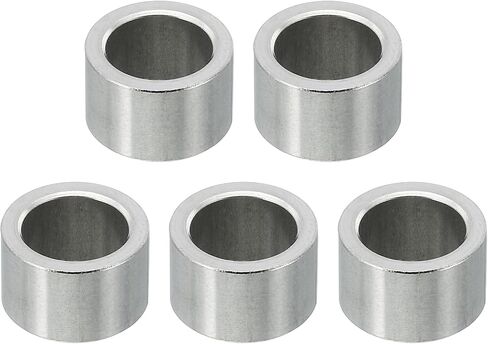 PATIKIL M10 Stainless Steel Spacers, 5 Pcs Metal Spacer Stainless Steel 10.2mm ID x 16mm OD x 16mm L Spacer Screw Standoff Round for 3/8" M10 Screw Bolts in Saudi Arabia