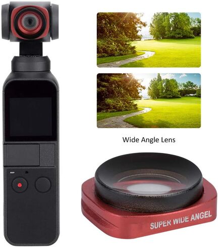 مجموعة فلاتر العدسات المكونة من 3 قطع تتضمن زاوية واسعة CR 12.5X Macro CPL، لجيب DJI Osmo الاحترافي المقاوم للماء وخفيف الوزن وزجاج بصري من الألومنيوم المحمول in Kuwait