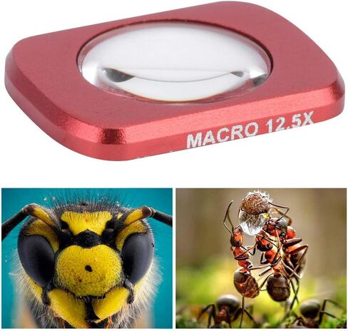 مجموعة فلاتر العدسات المكونة من 3 قطع تتضمن زاوية واسعة CR 12.5X Macro CPL، لجيب DJI Osmo الاحترافي المقاوم للماء وخفيف الوزن وزجاج بصري من الألومنيوم المحمول in Kuwait