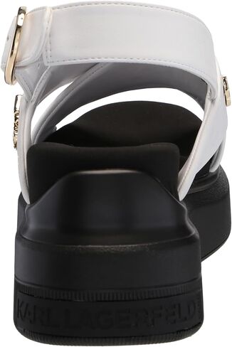 Karl Lagerfeld Paris Women's Tilda-Criss Cross Flat Sandal Platform in Saudi Arabia