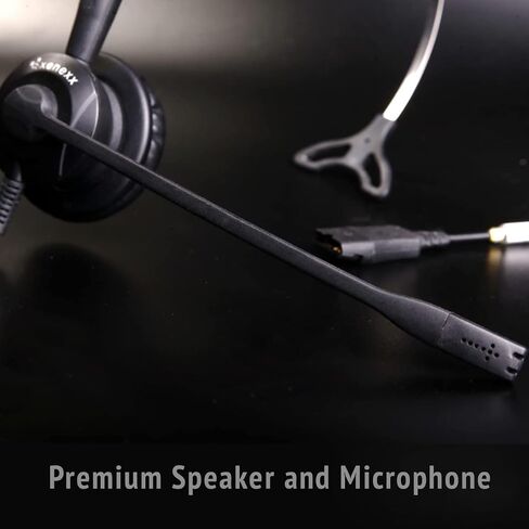 XS 825 Telephone Headset for Office Phones - Desk Phones, RJ9 Phones with Headset Port - Compatible with Cisco, Yealink, Polycom VVX, ShoreTel, Toshiba, Mitel, Allworx - VoIP, IP, Digital Phones: in Saudi Arabia