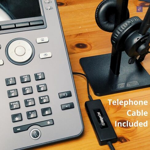 XS 825 Telephone Headset for Office Phones - Desk Phones, RJ9 Phones with Headset Port - Compatible with Cisco, Yealink, Polycom VVX, ShoreTel, Toshiba, Mitel, Allworx - VoIP, IP, Digital Phones: in Saudi Arabia