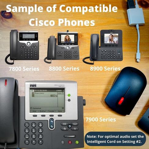 XS 825 Telephone Headset for Office Phones - Desk Phones, RJ9 Phones with Headset Port - Compatible with Cisco, Yealink, Polycom VVX, ShoreTel, Toshiba, Mitel, Allworx - VoIP, IP, Digital Phones: in Saudi Arabia