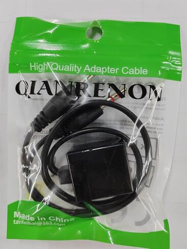 QIANRENON RJ9 to 3.5mm Telephone Adapter Cable, RJ9 4P4C Female to 3.5mm Dual Male Headphone Stereo Telephone Splitter Cable for PC&Telephone Headset Conversion in Saudi Arabia