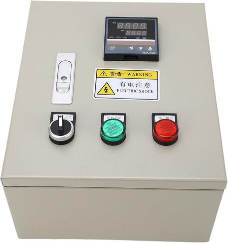 صندوق التحكم في درجة الحرارة PID، جهاز التحكم في درجة الحرارة PID، مؤشر العداد الذكي، صندوق ترموستات PID الرقمي M6 بوصة، خيط K، أفران الحمل الحراري in Kuwait