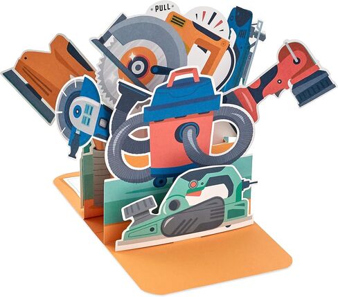 Hallmark Fathers Day Funny Pop Up Card (Power Tools) in Saudi Arabia